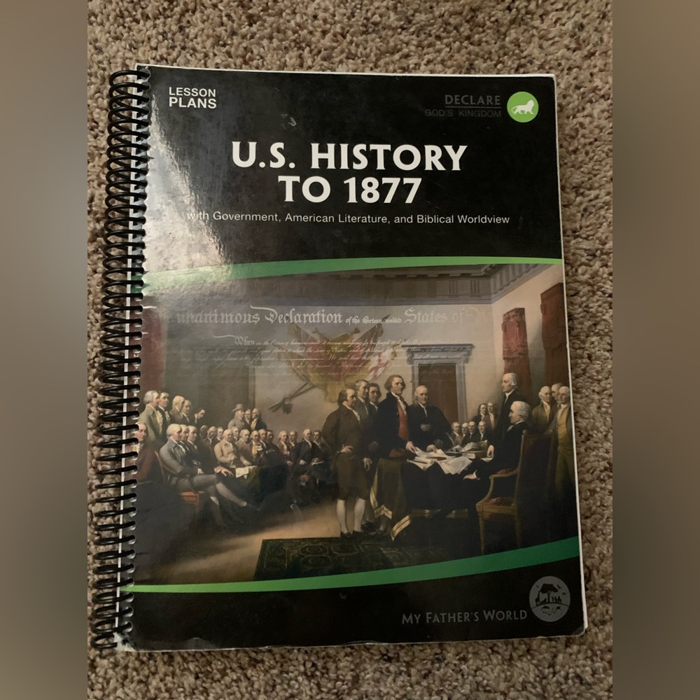 My fathers world us history to 1877
Lesson plans